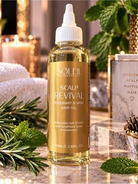 Soleil Scalp Revival Rosemary & Mint Hair Oil